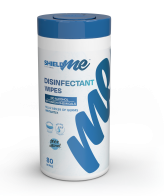 SHIELDme Disinfecting Wipes, 100% Natural - 80 Wipes Cannister