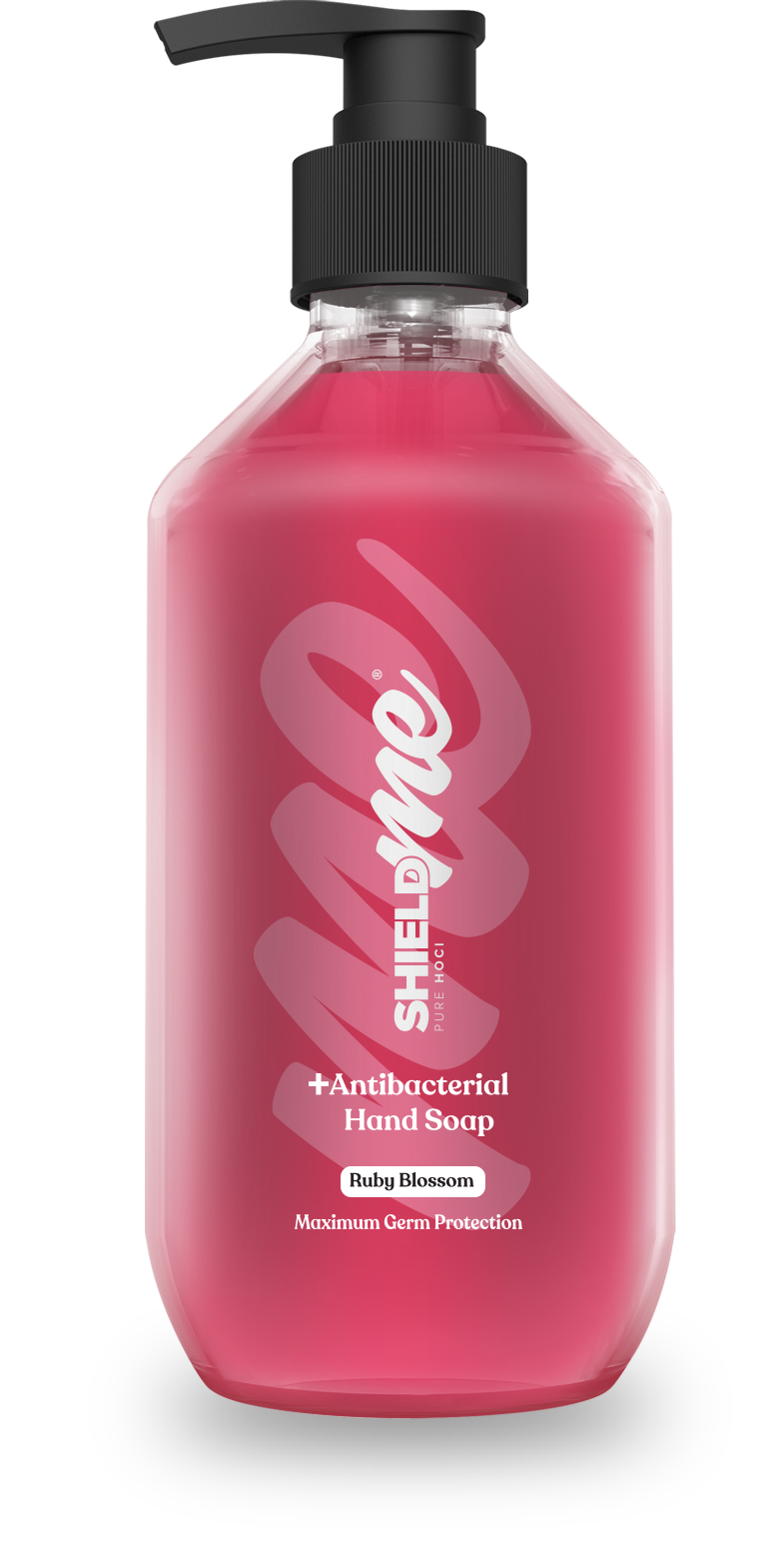 SHIELDme Antibacterial Handwash Liquid Soap, Ruby Blossom – 500ML